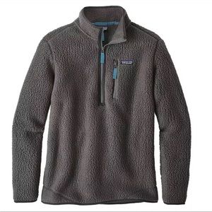Mens Patagonia Retro Pile Fleece Pullover Gray XL